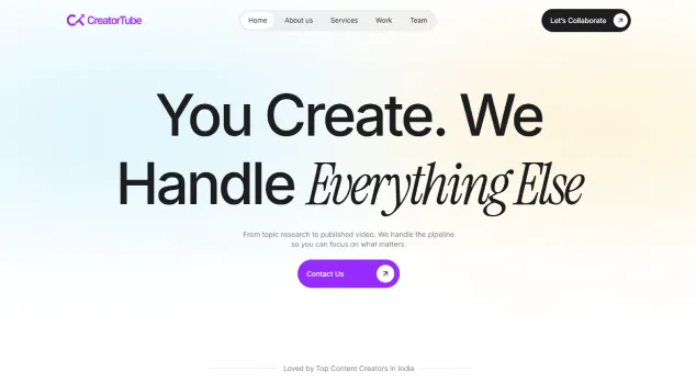 Platform for Content Creators